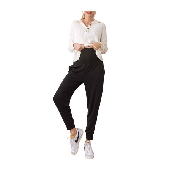 Hatch The Over/Under Black Tencel Easy Pant Size M - Picture 1 of 4